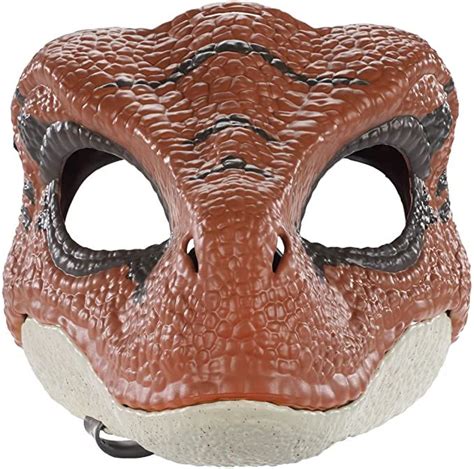 Jurassic World Dinosaur Mask With Opening Jaw Texture And Color Velociraptor Toys