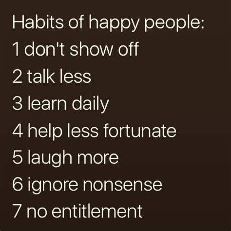 Habits Of Happy People Pictures, Photos, and Images for Facebook ...