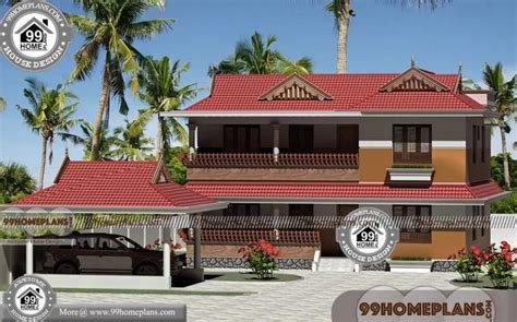Kerala Illam House Plans With Nadumuttam Traditional Old Style Homes