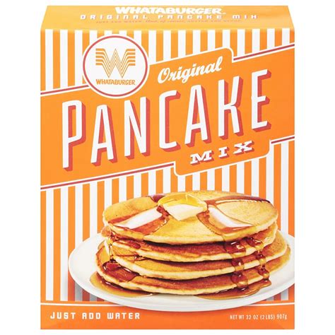 Whataburger Original Pancake Mix Shop Pancake Mixes At H E B