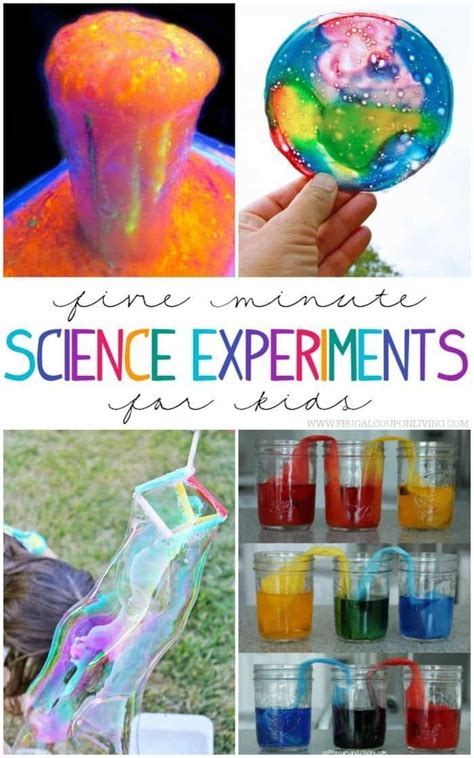 5 Minütige Wissenschaftliche Experimente Für Kinder Dehnen Sie Ihre