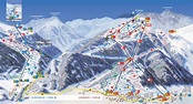 Plan des pistes Tiroler Zugspitz Arena (Autriche)