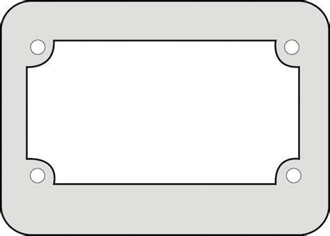 Pdf Blank Printable Temporary License Plate Template Budlio