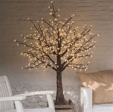 Small Illuminated Led Tree Mid White By Enchanted Trees Led Tree