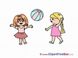 Girls Playing Clipart Pictures – Clipartix