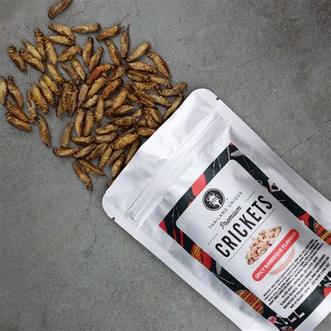 Edible House Crickets Bbq Flavour Tasty Healthy Snack