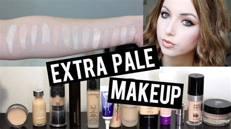 13 Foundations For Super Pale Very Fair Skin And Swatches Makeup That