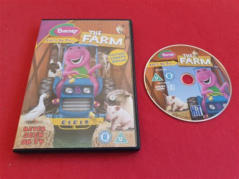 Barney Lets Go To The Farm Till Dvd 403901872 ᐈ Game World På Tradera