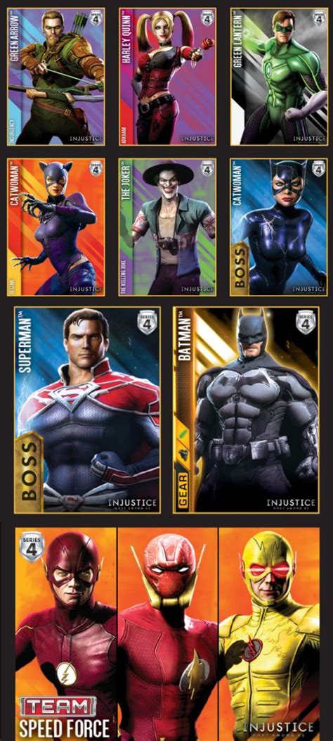 Arcade Heroes Injustice Arcade Series 4 Cards Launched New Fast