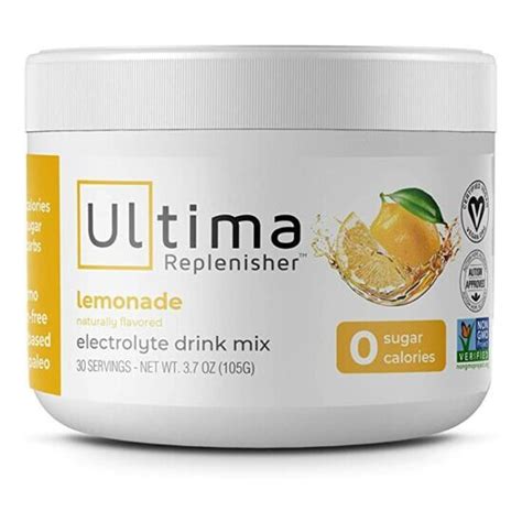 Stylish Design Ultima Replenisher Electrolyte Powder Lemonade Can