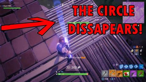 Fortnite Smallest Storm Circle Updated It Disappeared Solo Win Youtube