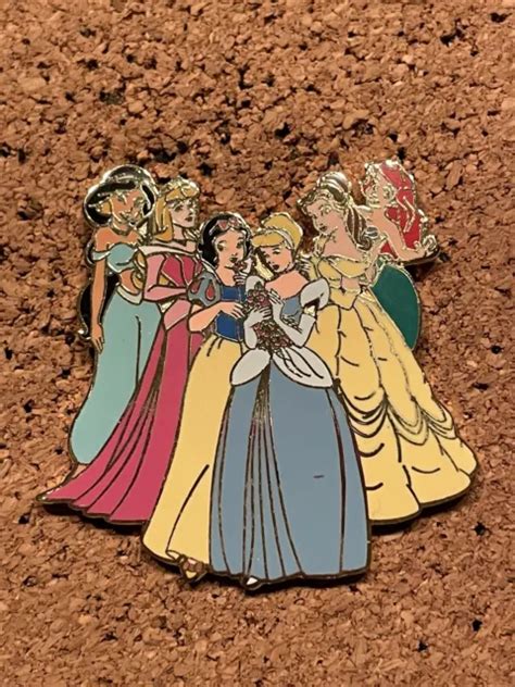 disney pin princess group cinderella belle aurora jasmine ariel and snow white 20 00 picclick