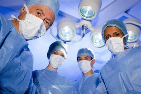 Surgical Team Stock Image F005 7194 Science Photo Library