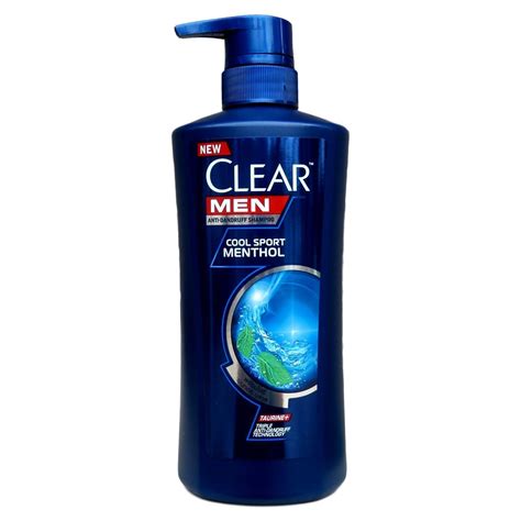 Clear Men Anti Dandruff Cool Sport Menthol Shampoo With Taurine 450ml