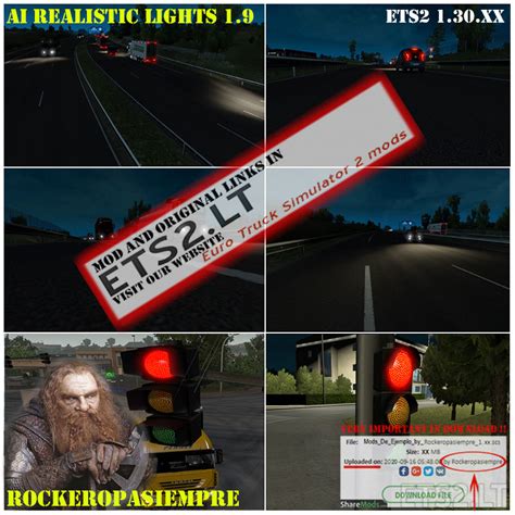 Ai Realistic Lights Ets2 Mods