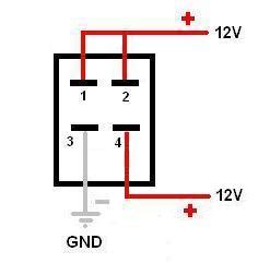 Read electrical wiring diagrams from negative to positive and redraw the routine like a straight line. How to Wire 4 Pin LED Switch | 4 Pin Led Switch Wiring