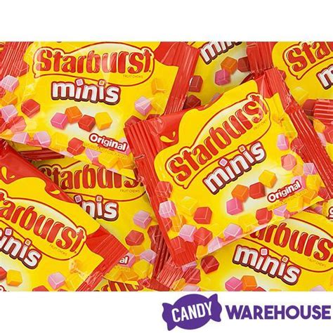 Starburst Minis Fruit Chews Candy Fun Size Packs Original 15 Piece