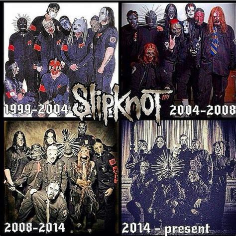 Through The Years Slipknot Band Music Bands Band Photos