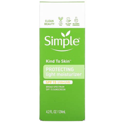 Simple Skincare Kind To Skin Protecting Light Moisturizer Spf 15 4