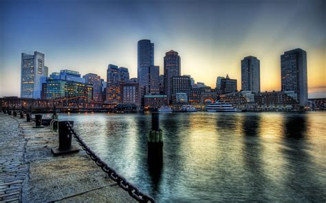 Boston Skyline Wallpapers Wallpaper Cave