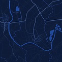 Treffurt - Dark Blue Vector Map | Boundless Maps