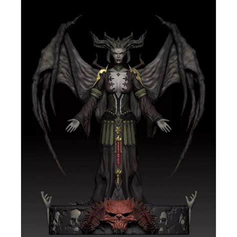 Lilith Diablo Iv Bust Stl 3d Print Files