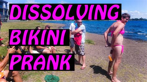 Dissolving Bikini Prank Stag Do YouTube