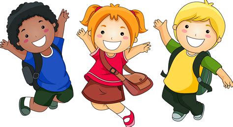 Children Vector Png Clipart Png Mart