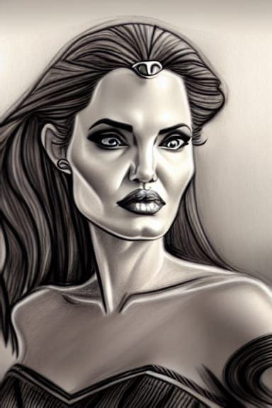 Angelina Jolie As Olympias Mother Of Alexander The Great As A Disney