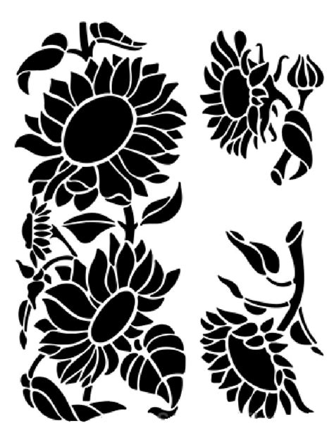 Free Printable Sunflower Stencils And Templates