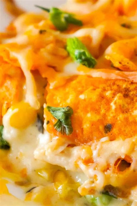 I found a doritos chicken recipe here and decided to make it worse better. Doritos Casserole with Chicken - This is Not Diet Food