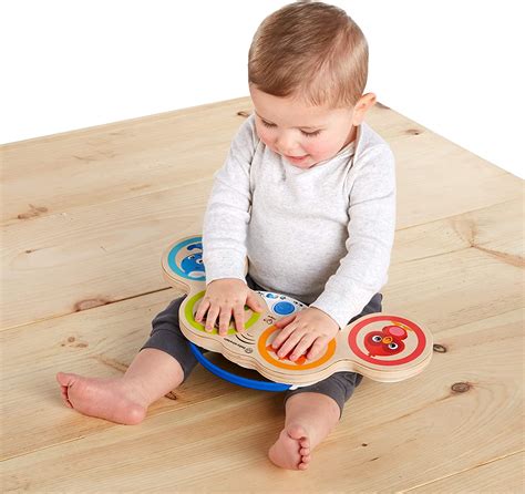 Hape Baby Einstein Magic Touch Wooden Drums Kids Toy Swap