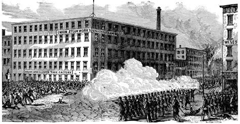 The Draft Riots In New York The Battle In Second Avenue Clipart Etc