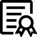 Certificate Icon Qualifications Svg Honor Certified Onlinewebfonts