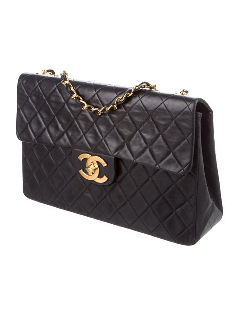 Chanel Classic Maxi Single Flap Bag Handbags Cha181818 The Realreal