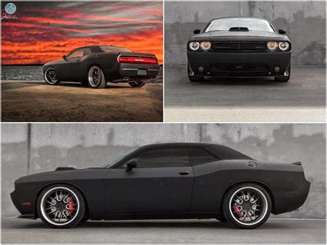 Dodge Challenger Srt8 Infused With Matte Black Photos Clickers