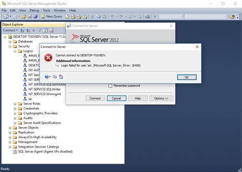 Sql Server Enterprise Sa Login Failed Error Itecnote