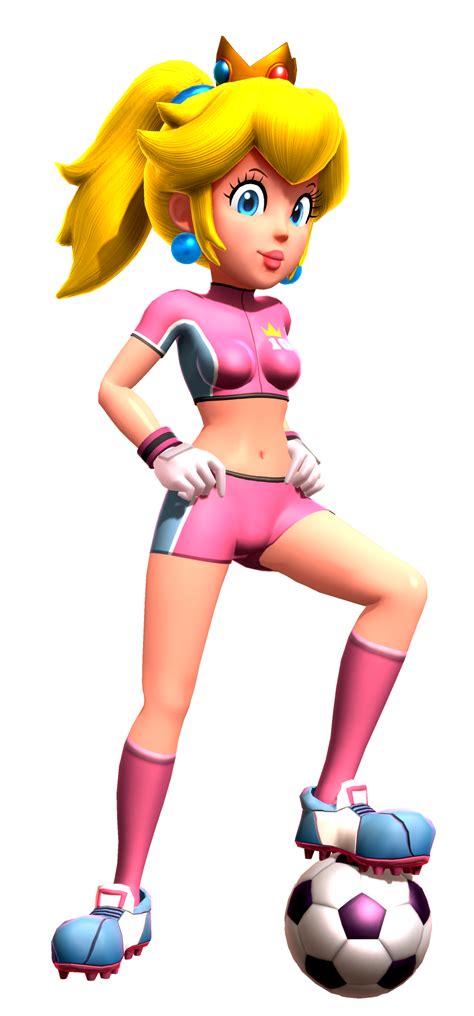 Peach Super Mario Strikers By Onmodel3d On Deviantart