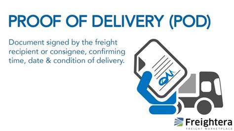 Proof Of Delivery Pod Freightera Blog