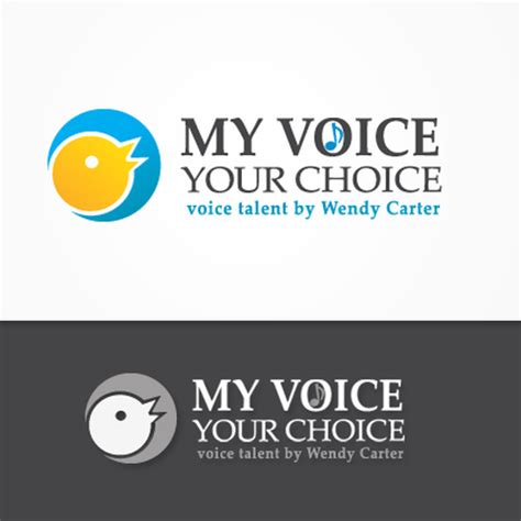 Memorable Voiceover Logo And Business Card For New Business Logo Design