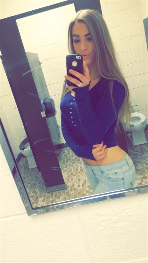Beautiful Girls On Twitter Teenselfiestar “zandycandyy School Bathroom Selfies Via Snapchat