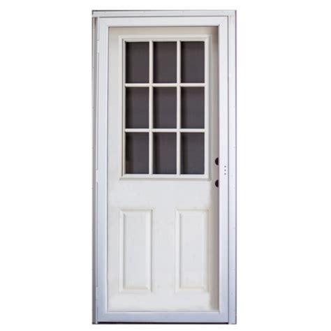 cordell 925 series combination door with 9 lite window