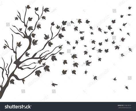 Maples Falling Background Stock Vector Royalty Free 218618191