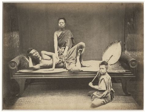 A Female Practioner Of Medical Massage 1897 Cambodian Art Thai Art Culture Of Thailand