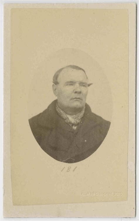 Prisoner John White Tasmanian Photographer Thomas J Nevin 1842 1923