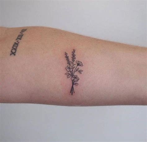 50 Small And Delicate Floral Tattoo Information And Ideas With Images