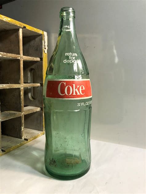Vintage 1 Liter Coca Cola Bottle Etsy