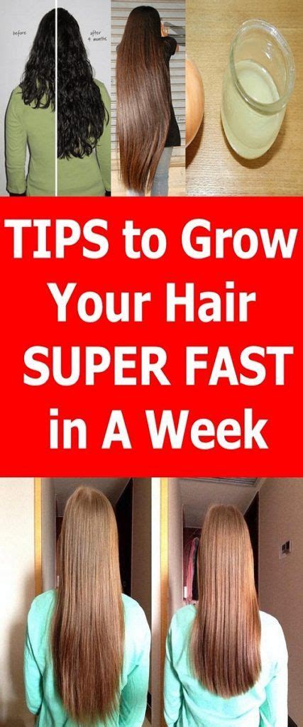 tips to grow your hair super fast in a week how to grow your hair faster natural health tips