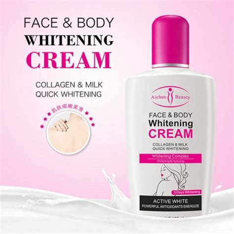 aichun beauty face and body whitening cream onide lk