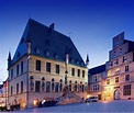 Rathaus von Osnabrück in der BLAUEN STUNDE Foto & Bild | deutschland ...